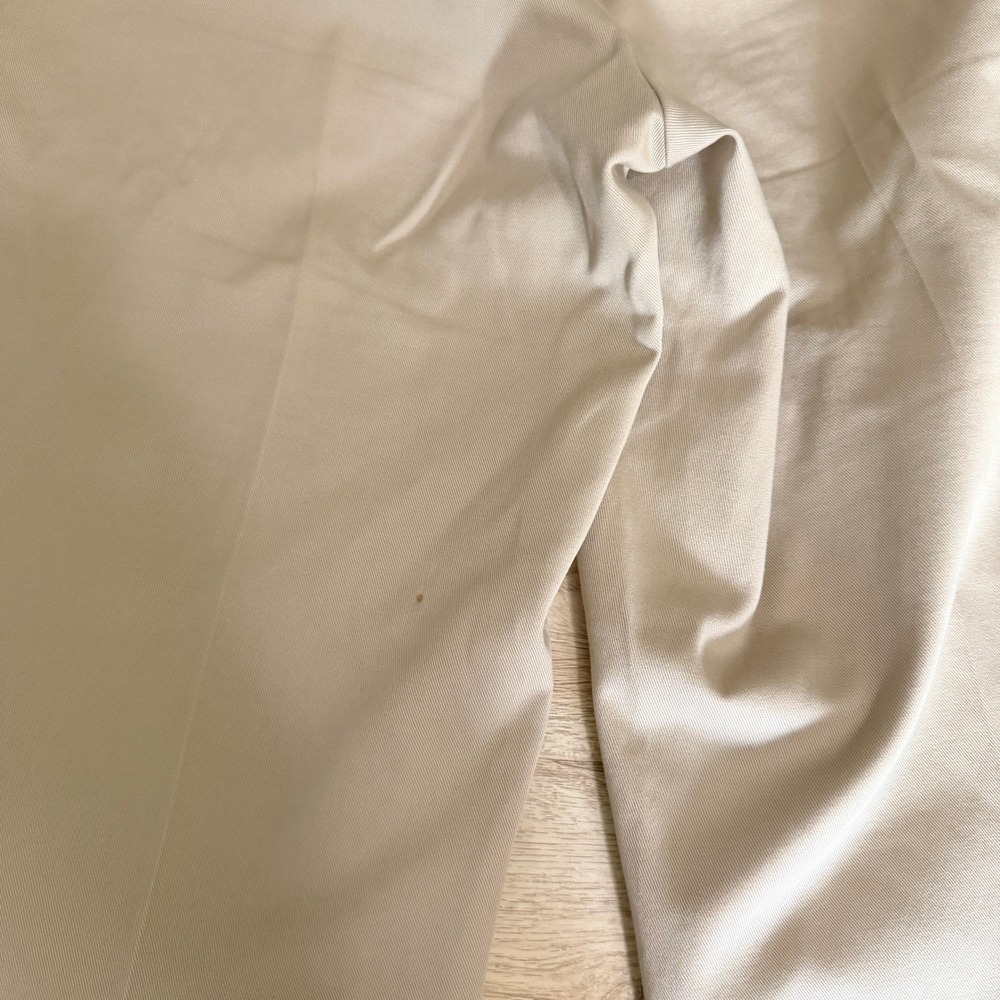 Orvis Chino Pants Mens 38x34 Tan Khaki Flat Front Straight Leg Cotton Twill read - Picture 5 of 9